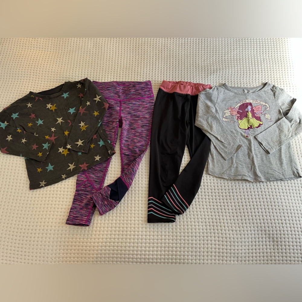 Target || Girls 5T Longsleeve Shirt + Leggings Bundle Set